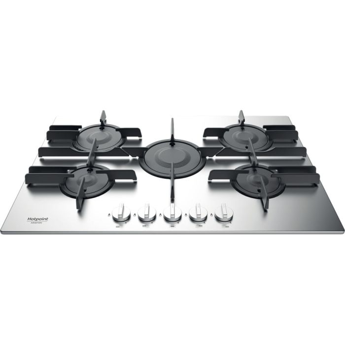 Hotpoint Ariston FTGHL 751 D/IX/HA - Piano Cottura a Gas da 75 cm DirecFlame Inox -