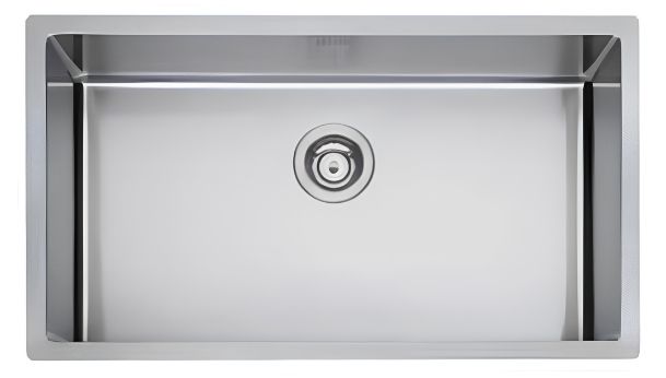 Apell SZ75FSFR Lavello da Incasso 1 Vasca Sottotop - Filotop 75 x 44 cm Acciaio Inox Spazzolato Spazio R15