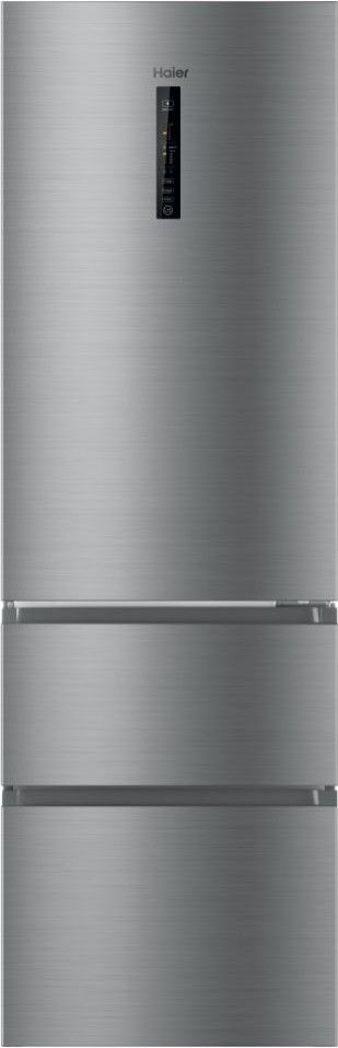 Haier HTR3619ENMN Three Doors 60 Frigorifero con congelatore a libera installazione cm 60 h 190 lt 348 inox Promessa Haier HTR3619ENMN Three Doors 60 Frigorifero con congelatore a libera installazione cm 60 h 190 lt 348 inox
