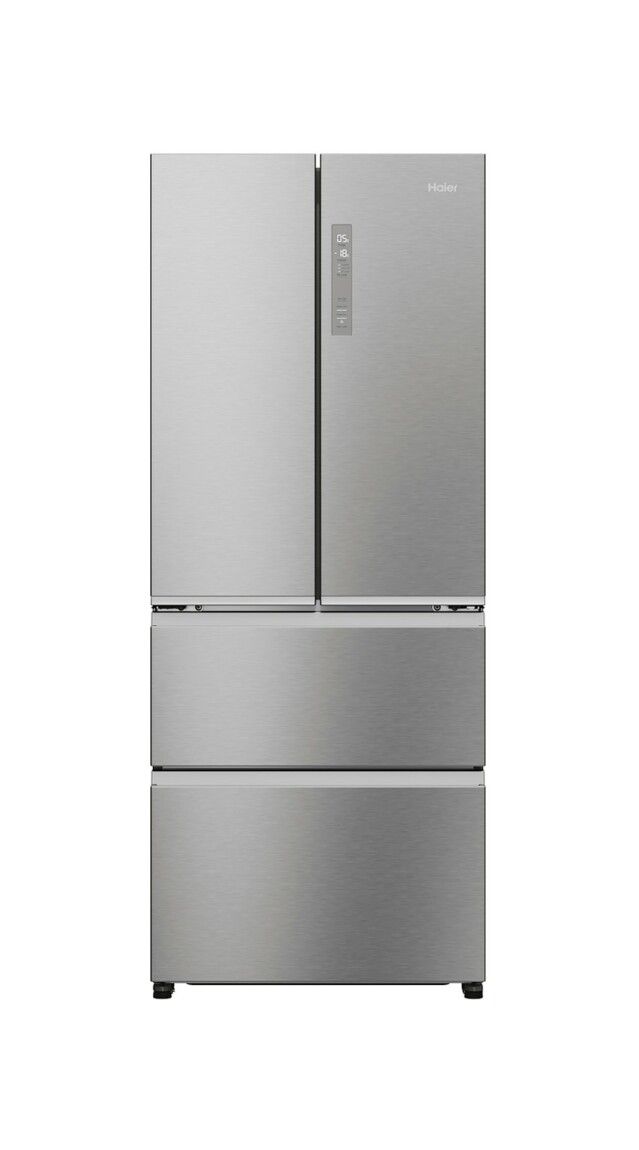 Haier HFR3718ENMM 3 Frigorifero con congelatore french door cm 70 h 178 lt 402 platinum inox Promessa Haier HFR3718ENMM 3 Frigorifero con congelatore french door cm 70 h 178 lt 402 platinum inox
