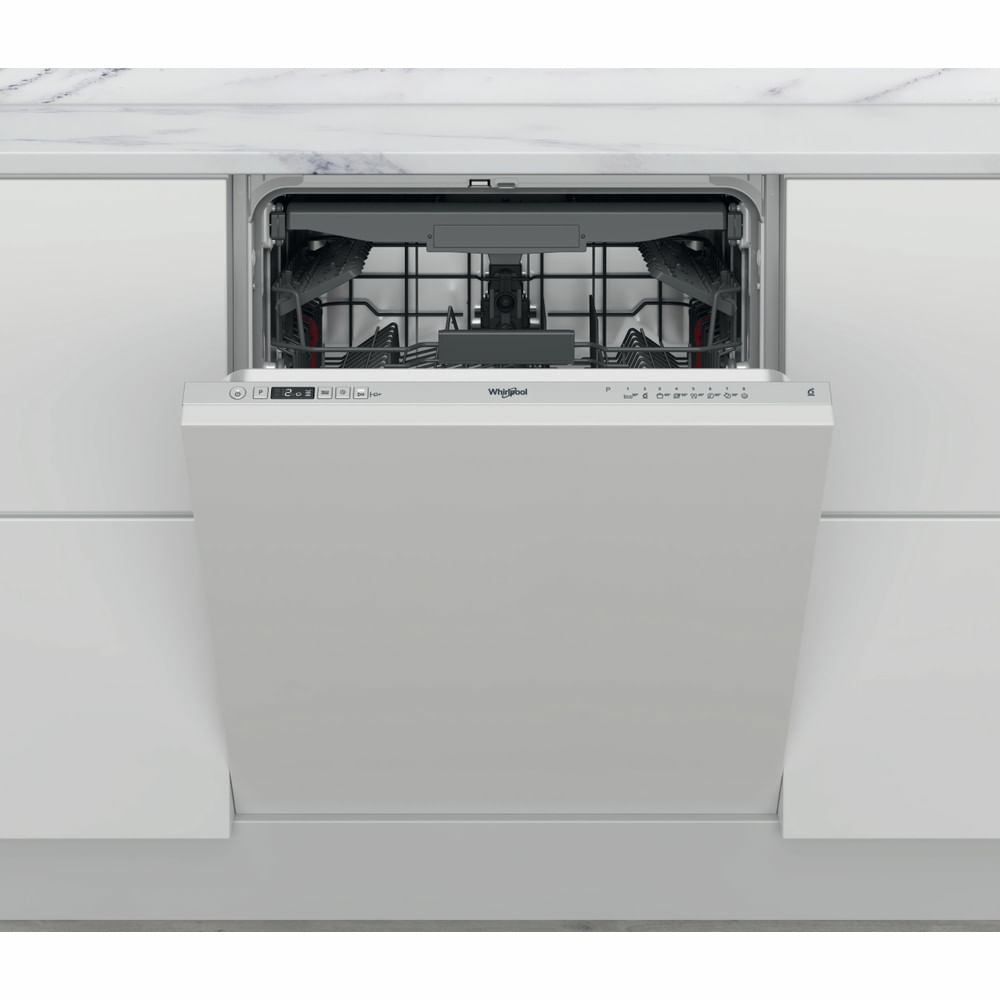 Whirlpool WIC3C26F - Lavastoviglie scomparsa totale - 60 cm - 14 coperti - 3- cesto - cesto superiore rimovibile - partenza ritardata - classe E