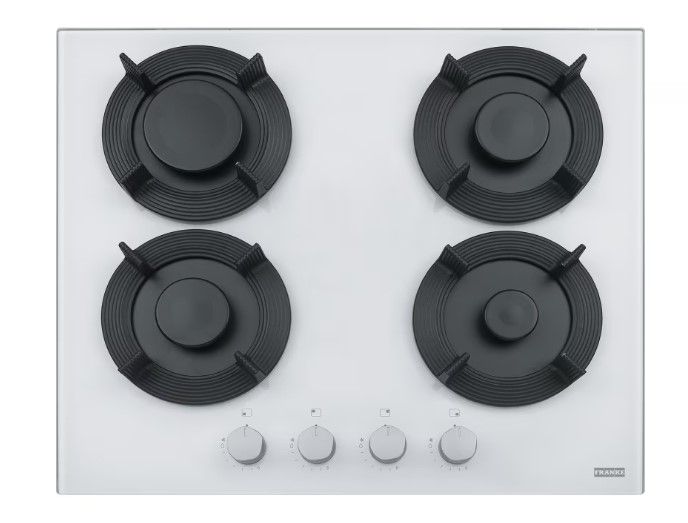 Franke Maris - FHMF 604 4GC WH - 106.0541.749 - Piano a gas - 60 cm - vetro - colore bianco