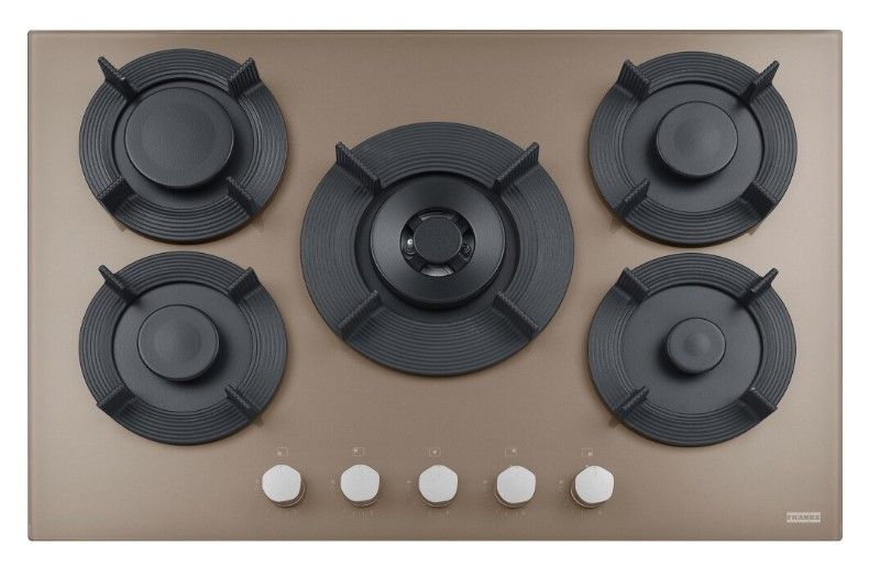 Franke Maris - FHMF 755 4G DC C OY - 106.0541.754 - Piano a gas - 75 cm - vetro - colore oyster