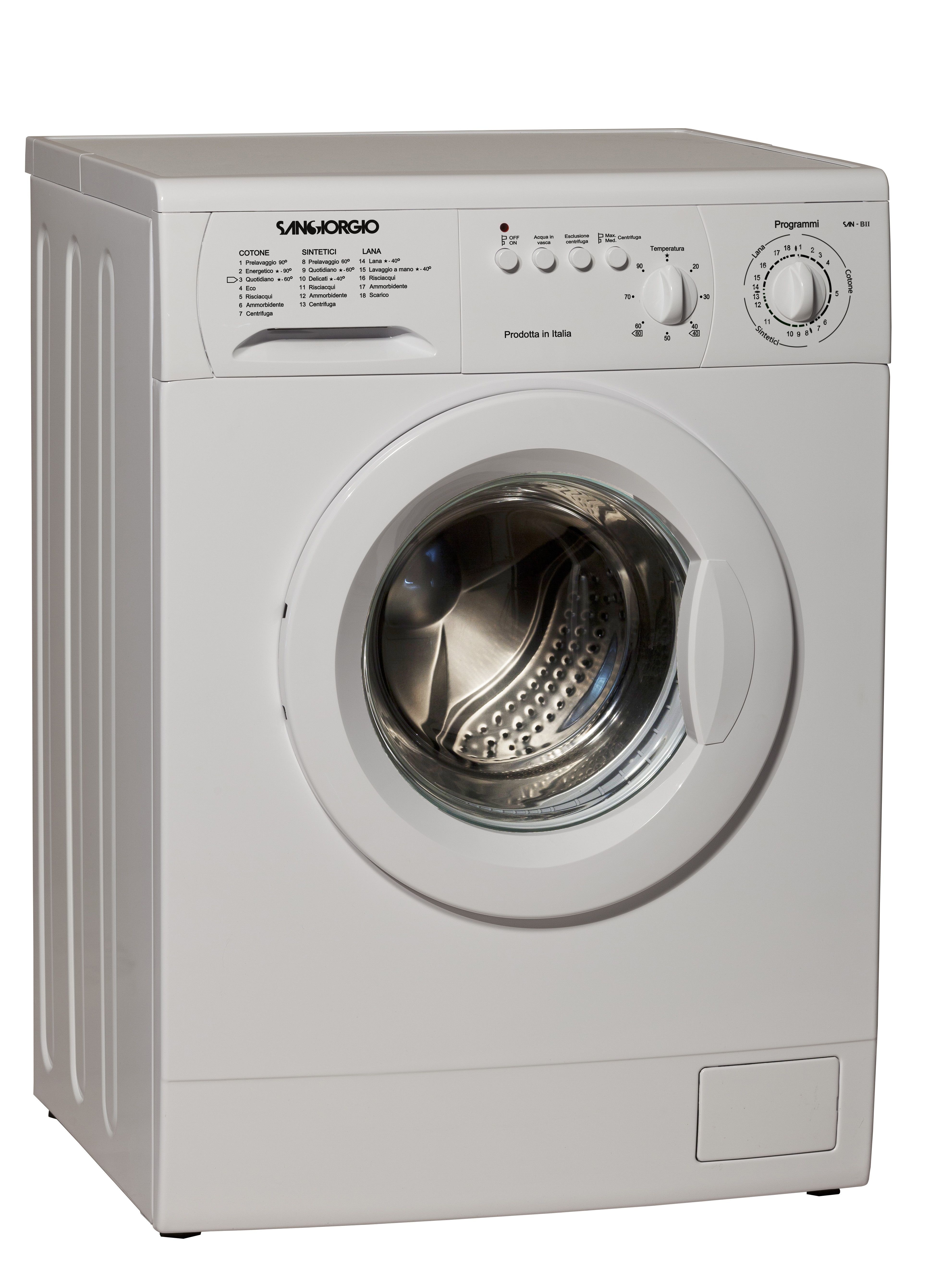Sangiorgio Lavatrice S5510C 7kg 1000GG ITALYh p l 85x57x59