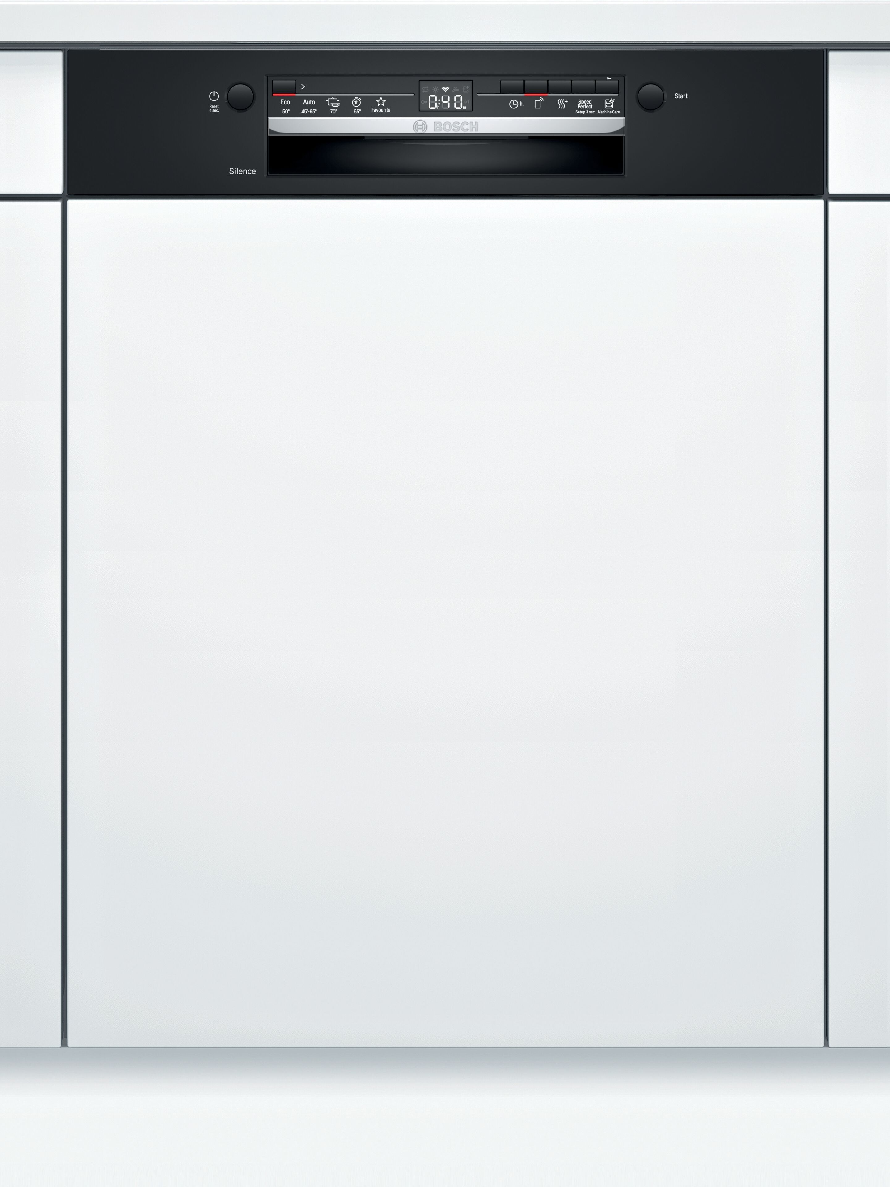 Bosch SMI2ITB33E   Lavastoviglie scomparsa parziale   60 cm   12 coperti   Home Connect   Easy Start   frontalino nero   classe E