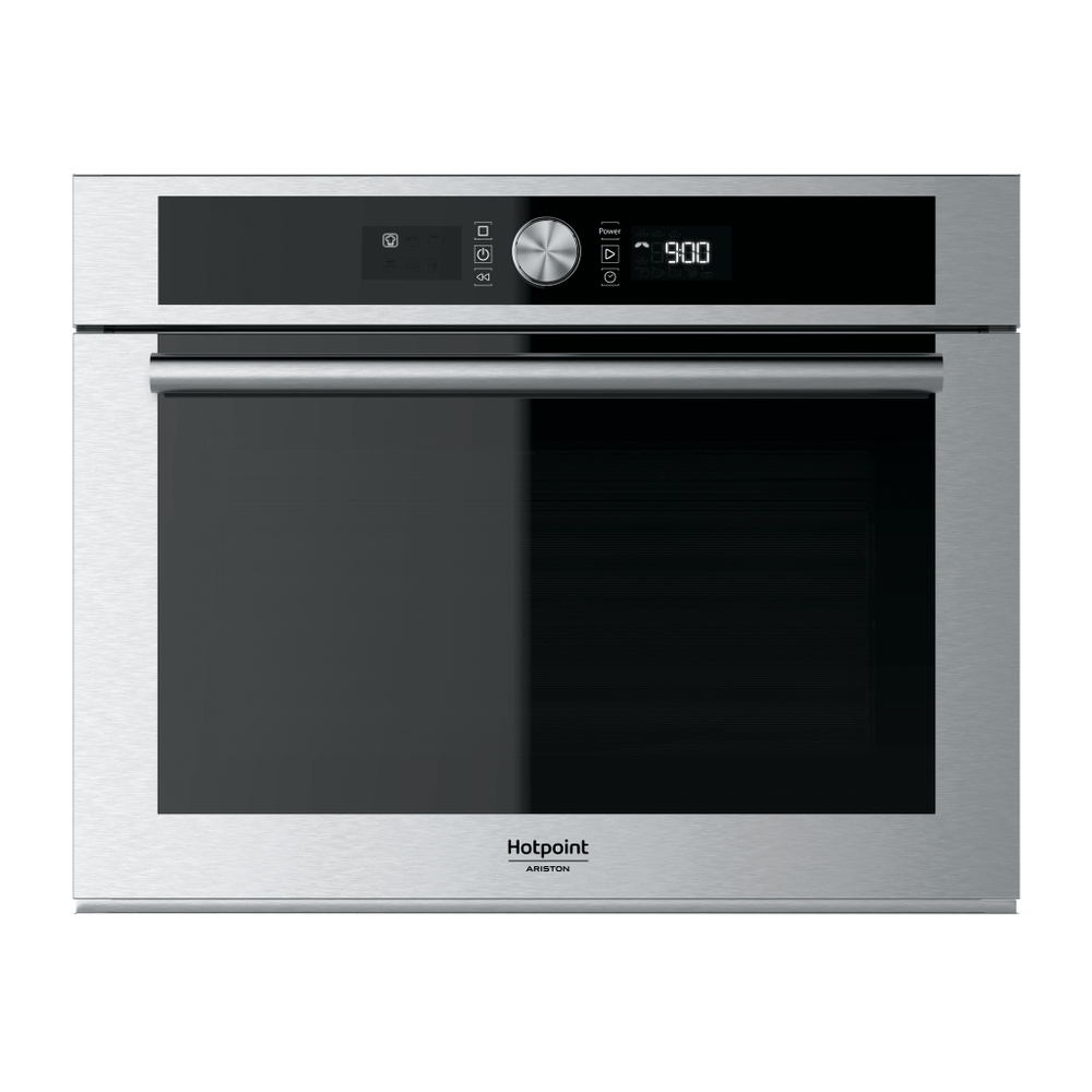Hotpoint Ariston MP 454 IX HA Forno Microonde con Grill da Incasso   40 Litri   Altezza 45 cm   Acciaio Inox Antimpronta e Vetro Nero