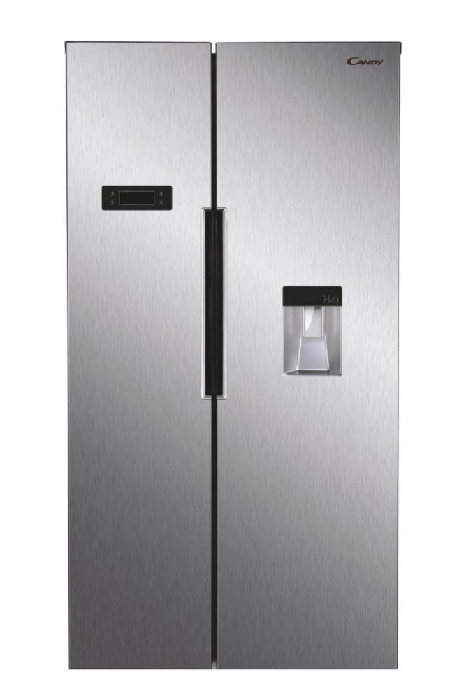 Candy CHSBSO6174XWD Frigorifero Side by Side 344 L No Frost Classe E Porta americana Acciaio inossidabile