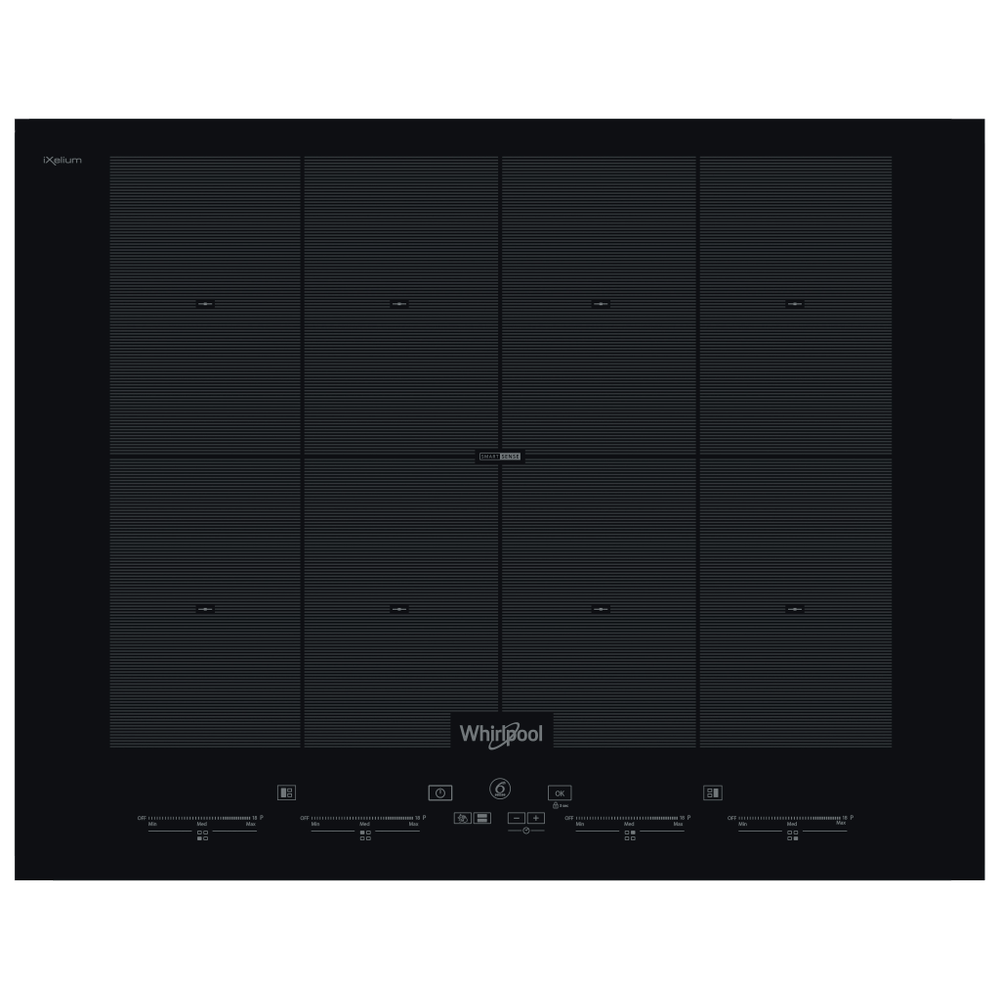 Whirlpool SMO658CNE Piano cottura a induzione in vetroceramica cm 65 8 zone di cottura nero Promessa Whirlpool SMO658CNE Piano cottura a induzione in vetroceramica cm 65 8 zone di cottura nero