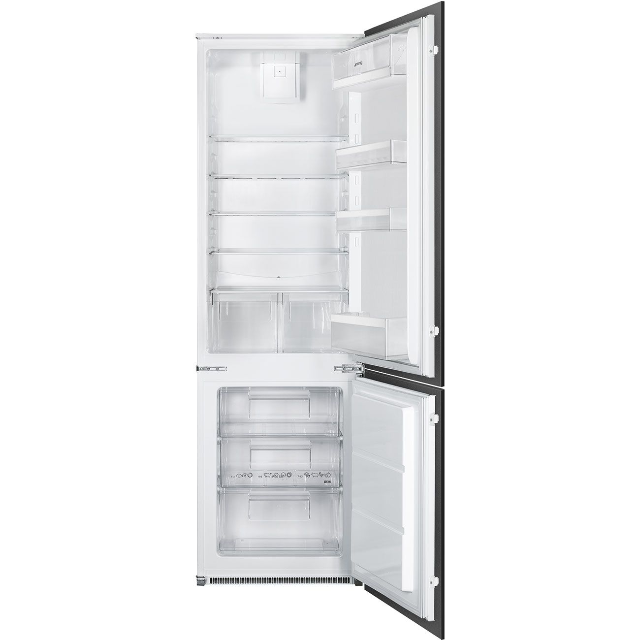 Smeg C41721F Frigorifero Combinato da Incasso - Ventilato - Classe F