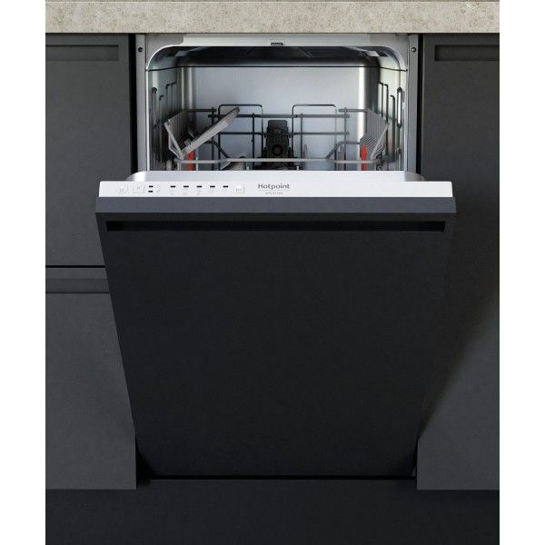 Hotpoint Ariston HI9E2B19 Lavastoviglie da incasso a scomparsa totale Larghezza 45 cm 10 coperti Classe energetica F Promessa Hotpoint Ariston HI9E2B19 Lavastoviglie da incasso a scomparsa totale Larghezza 45 cm 10 coperti Classe energetica F