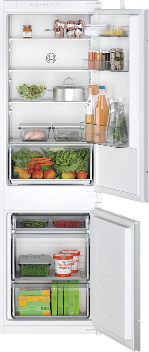 Bosch KIV86NSE0 Frigorifero combinato da incasso 177.2 x 54.1 cm cerniera a traino