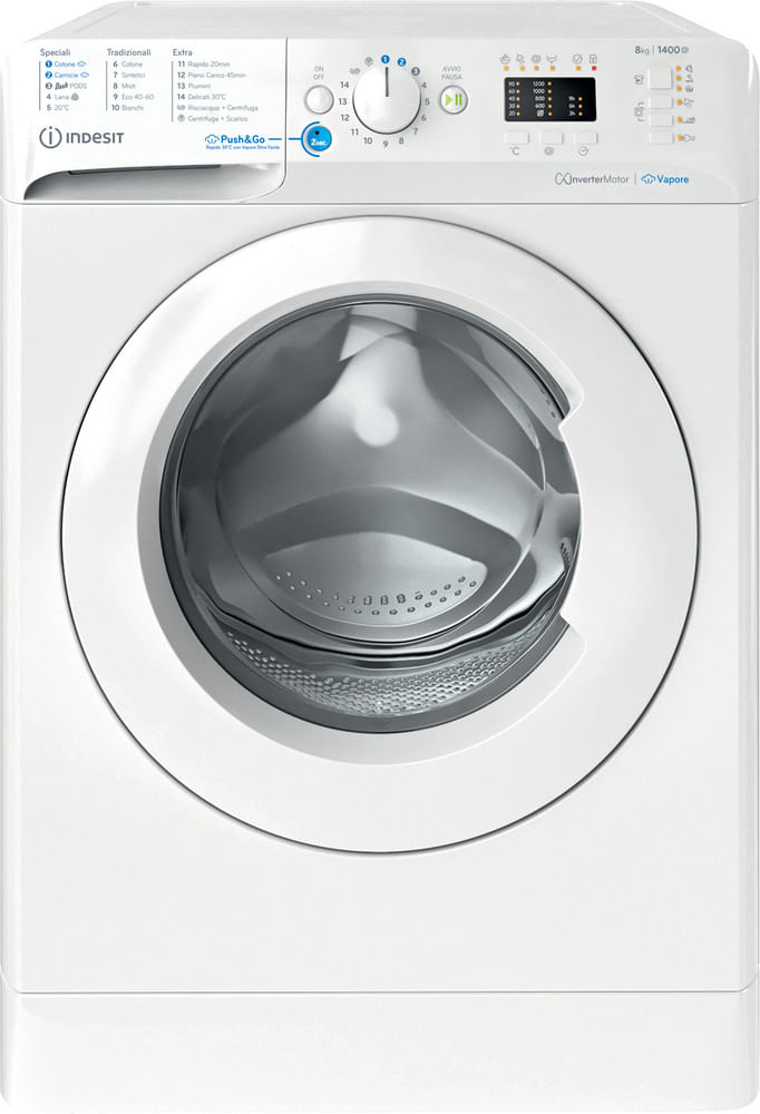 Indesti BWA81496XWVIT Lavatrice a libera installazione a carica frontale Indesit: 8