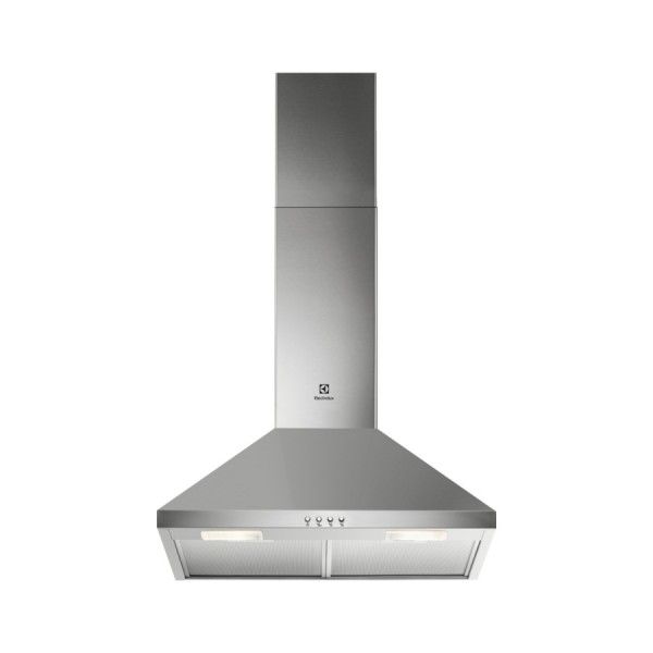 Electrolux LFC316X Cappa camino LFC 316 X finitura inox - Larghezza 60 cm - Altezza 69 cm 102 cm - Profondità 45 cm - Classe energetica D