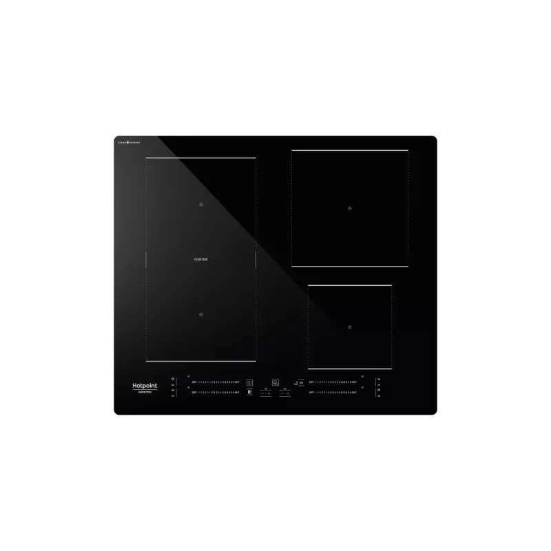 Hotpoint Ariston HS 4960C CPNE - Piano induzione - 59 cm - 4 zone di cottura - comandi touch - nero
