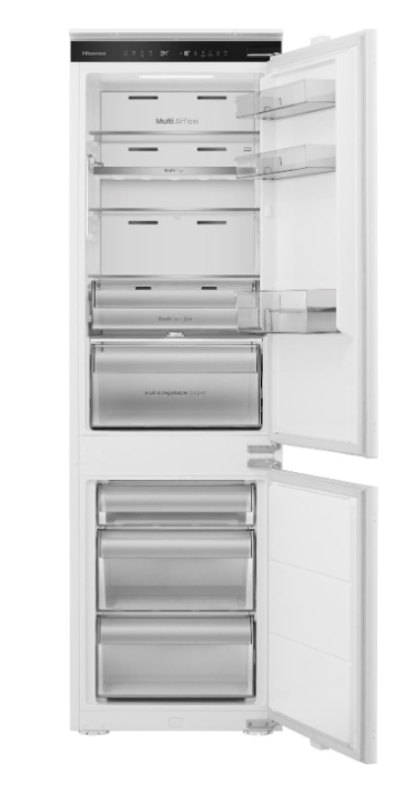Hisense HBI54250E Frigorifero da Incasso Combinato Capacità 252 Litri Classe energetica E Raffreddamento No Frost Promessa Hisense HBI54250E Frigorifero da Incasso Combinato Capacità 252 Litri Classe energetica E Raffreddamento No Frost