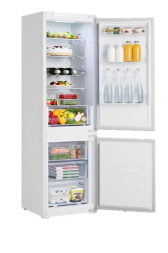 Hisense RB3B240NEWE Frigorifero da Incasso Combinato Capacità 246 Litri Classe energetica E Raffreddamento Statico Promessa Hisense RB3B240NEWE Frigorifero da Incasso Combinato Capacità 246 Litri Classe energetica E Raffreddamento Statico