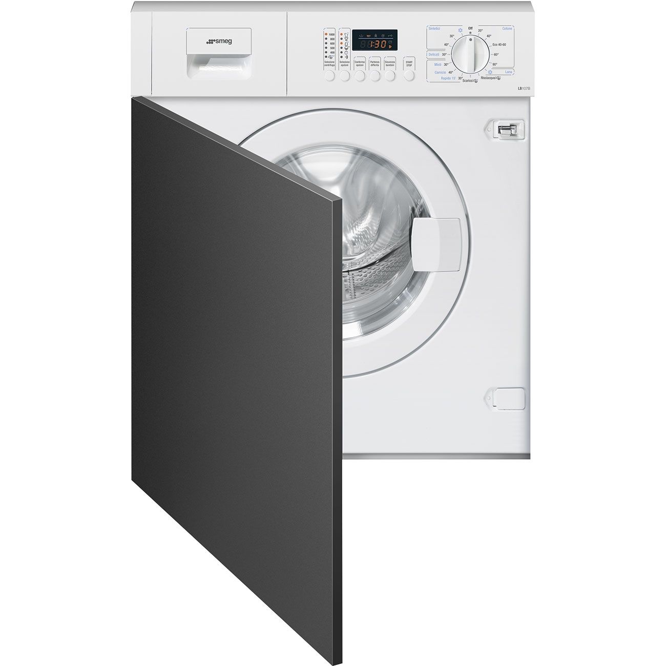 Smeg LB107B Lavatrice ad Incasso Parziale - 7 Kg - Classe E