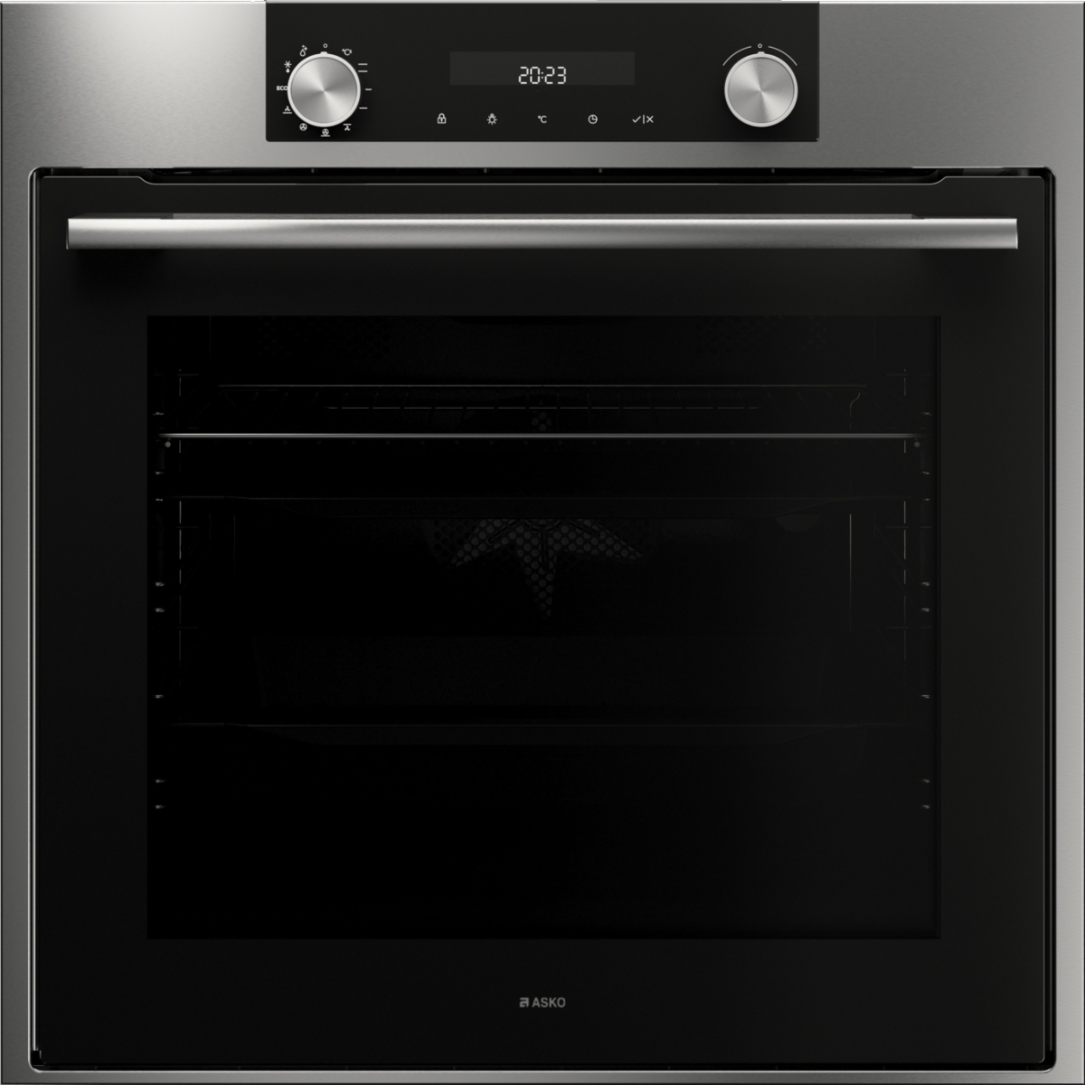 Asko OT 8637 S - Forno multifunzione - 73 lt - doppia illuminazione alogena - 11 funzioni - sonda temperatura - acciaio - classe A+