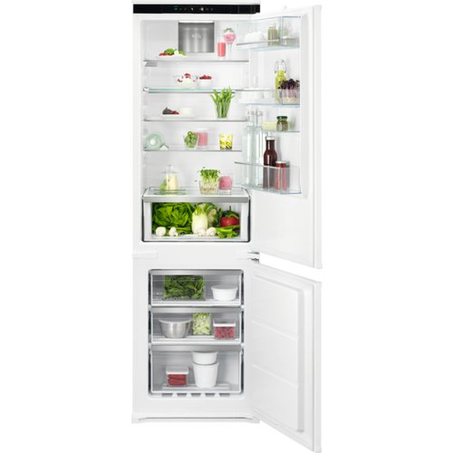 Aeg TSC7G181DS - Frigorifero da incasso - combinato - 256LT - CL.D - NO FROST